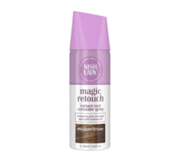 NishLady Root Spray Medium Brown - 100 ML